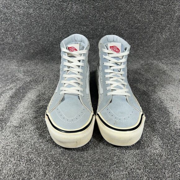 Vans Sk8 Hi 38 DX Anaheim Factory Men’s Sz 11 Light Blue Warp Check Skate Shoes main image 8